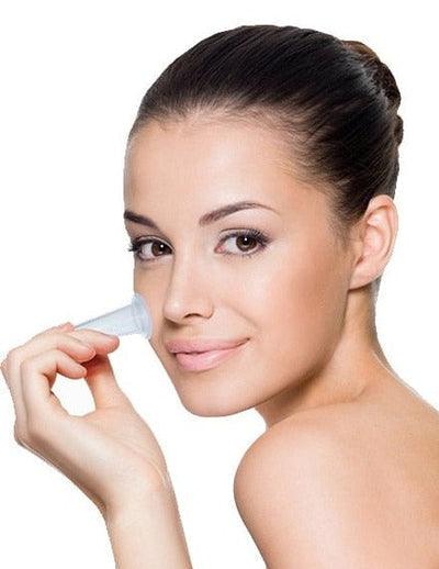 Copos de Silicone Sucção Facial Pele Rejuvenescida - 5Pçs